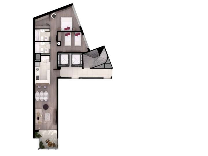 Apartamento en venta en Pocitos, Montevideo