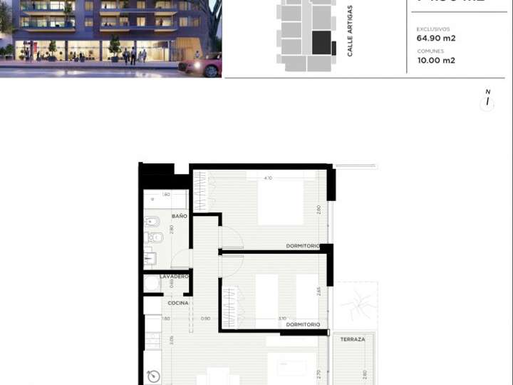 Apartamento en venta en Tres Cruces, Montevideo