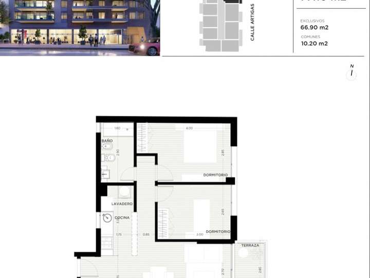 Apartamento en venta en Tres Cruces, Montevideo