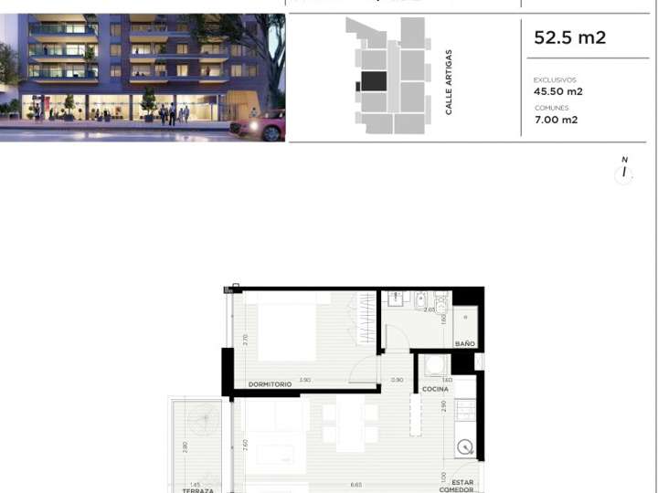 Apartamento en venta en Tres Cruces, Montevideo