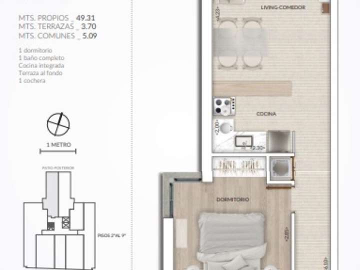 Apartamento en venta en Pocitos, Montevideo