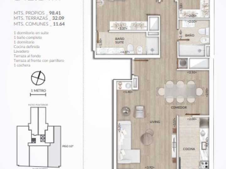 Apartamento en venta en Pocitos, Montevideo
