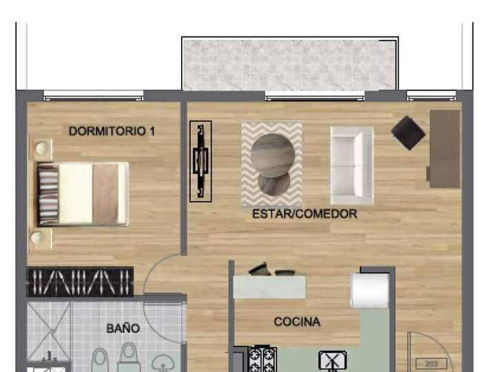 Apartamento en venta en Tres Cruces, Montevideo