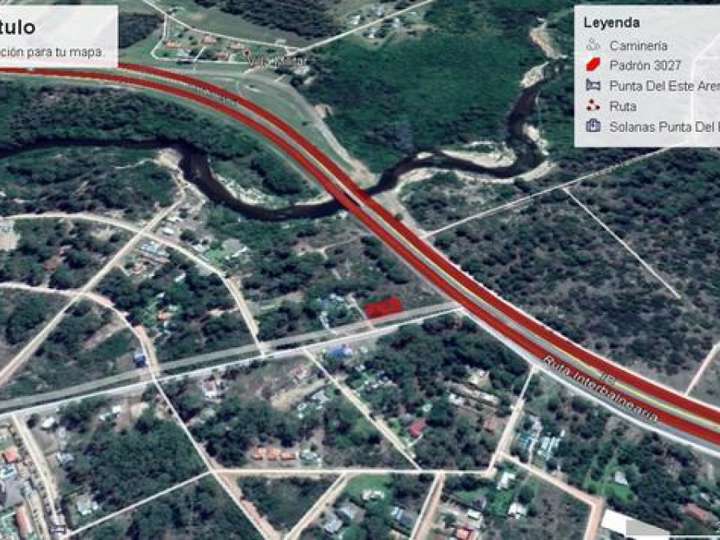 Terreno en venta en Avenida Las Amarras, Maldonado