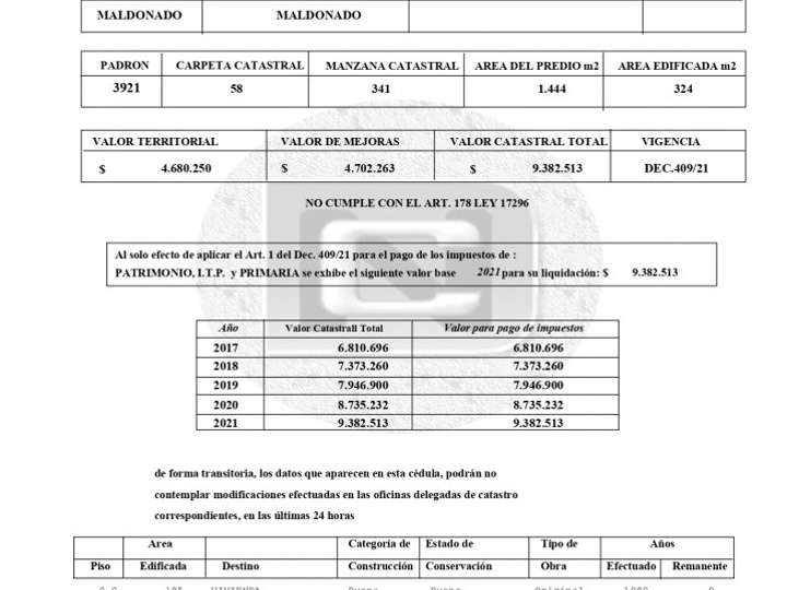 Casa en venta en Punta Del Este