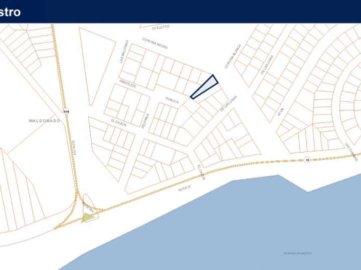 Terreno en venta en Corvina Negra, Maldonado