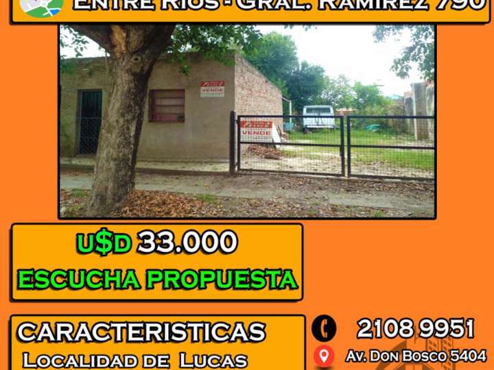 Casa en venta en Belgrano, 202, Lucas González