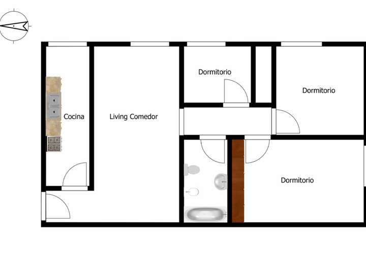 Departamento en venta en Goleta Santa Cruz, 6503, Ciudad Autónoma de Buenos Aires
