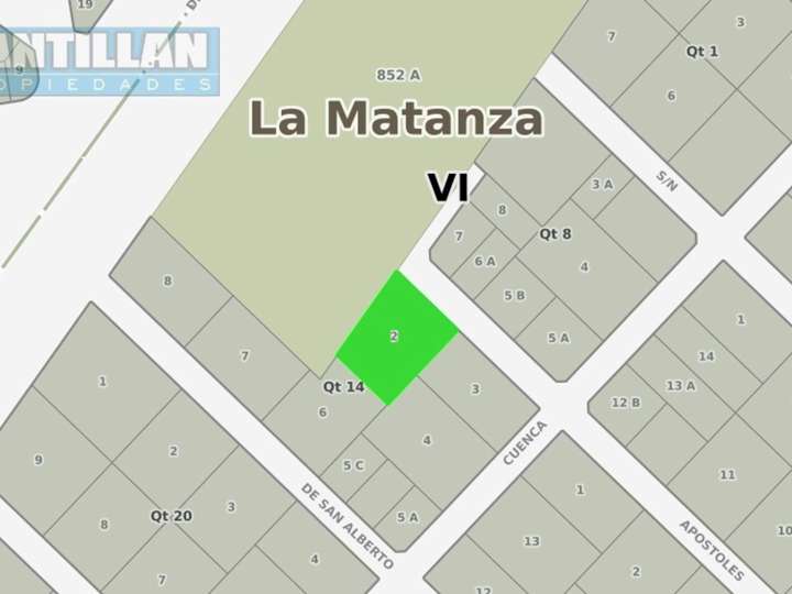 Terreno en venta en Apóstoles, 6502, Buenos Aires