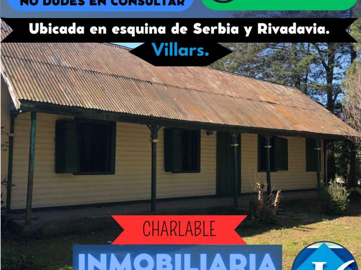 Casa adosada en venta en Rivadavia, Villars