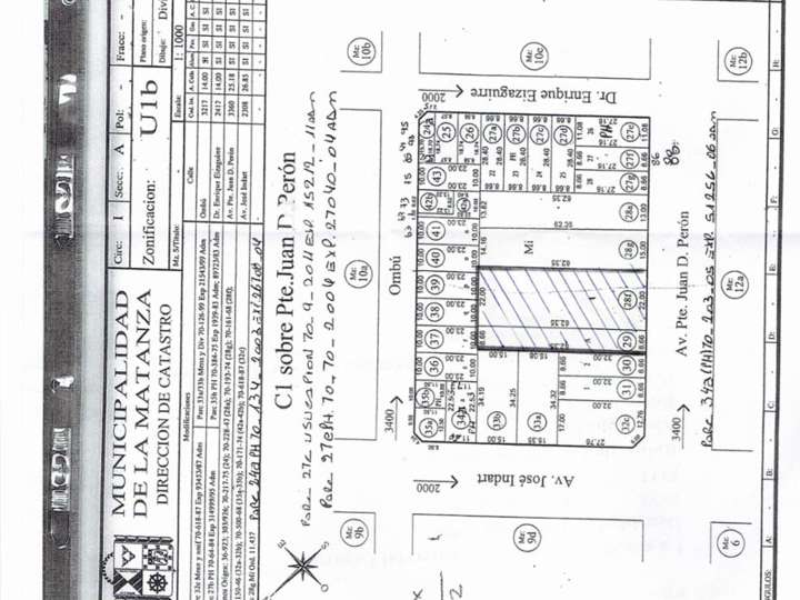 Terreno en venta en La Matanza, Buenos Aires