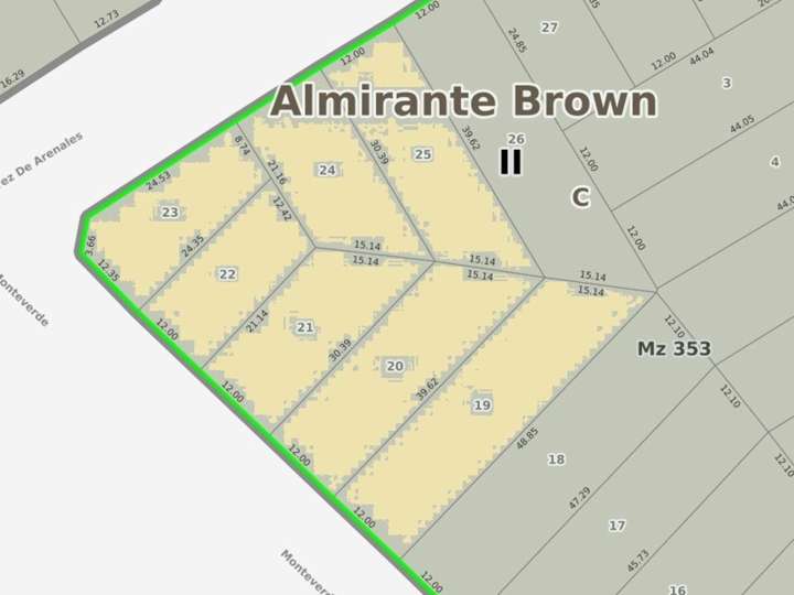 Terreno en alquiler en Avenida Monteverde, 3000, Burzaco