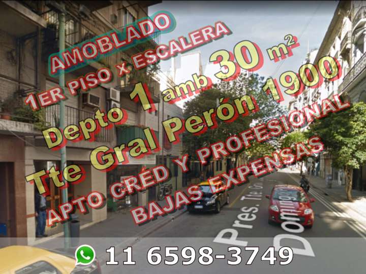 Departamento en venta en Teniente General Juan Domingo Perón, 1832, Ciudad Autónoma de Buenos Aires