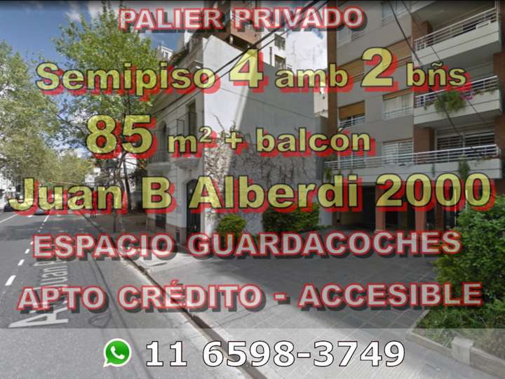 Departamento en venta en Avenida Juan Bautista Alberdi, 2024, Ciudad Autónoma de Buenos Aires