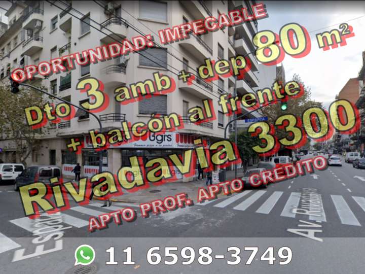Departamento en venta en Avenida Rivadavia, 3300, Ciudad Autónoma de Buenos Aires