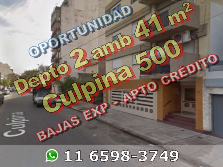 Departamento en venta en Culpina, 513, Ciudad Autónoma de Buenos Aires