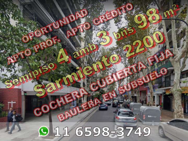 Departamento en venta en Sarmiento, 2168, Ciudad Autónoma de Buenos Aires