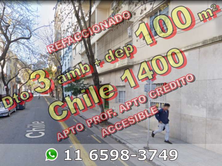 Departamento en venta en Chile, 1452, Ciudad Autónoma de Buenos Aires
