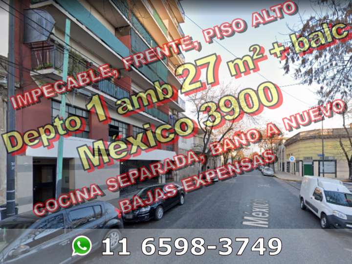 Departamento en venta en México, 3918, Ciudad Autónoma de Buenos Aires