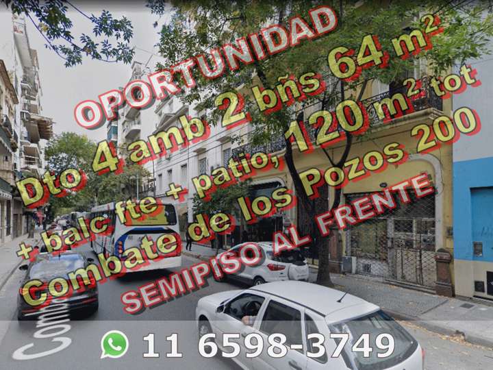 Departamento en venta en Combate de los Pozos, 252, Ciudad Autónoma de Buenos Aires