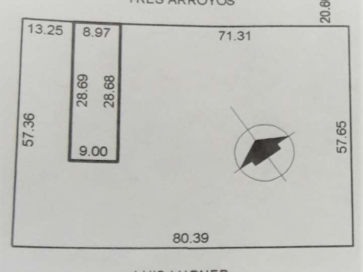 Terreno en venta en Tres Arroyos, 702, Haedo