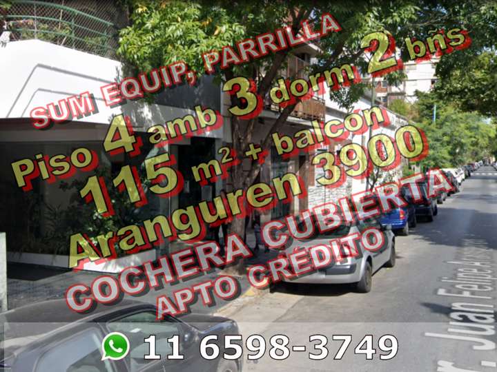 Departamento en venta en Doctor Juan Felipe Aranguren, 3924, Ciudad Autónoma de Buenos Aires
