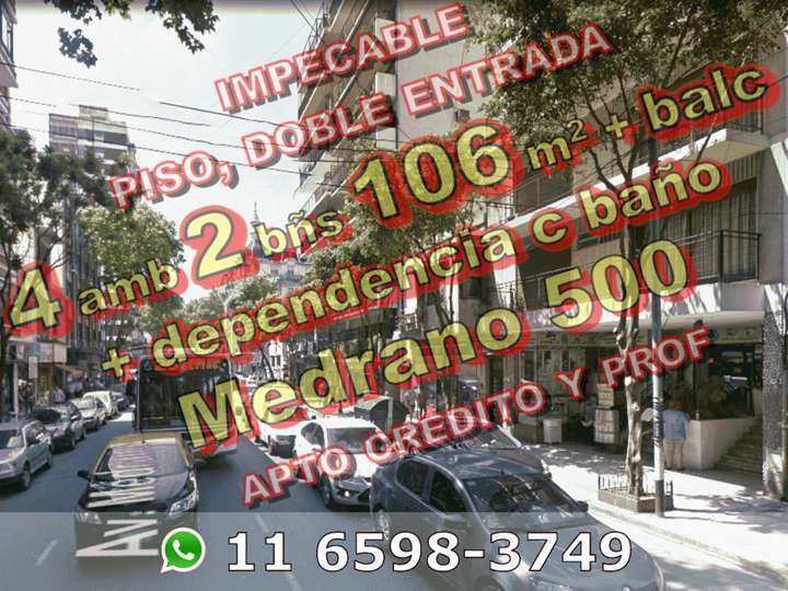 Departamento en venta en Avenida Medrano, 466, Ciudad Autónoma de Buenos Aires
