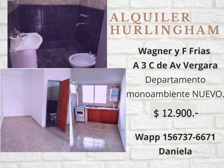 Departamento en alquiler en Wagner, Hurlingham
