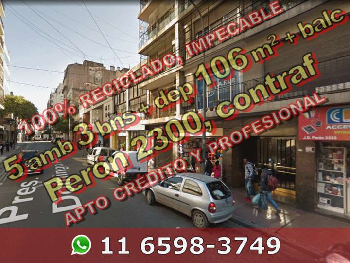 Departamento en venta en Teniente General Juan Domingo Perón, Ciudad Autónoma de Buenos Aires