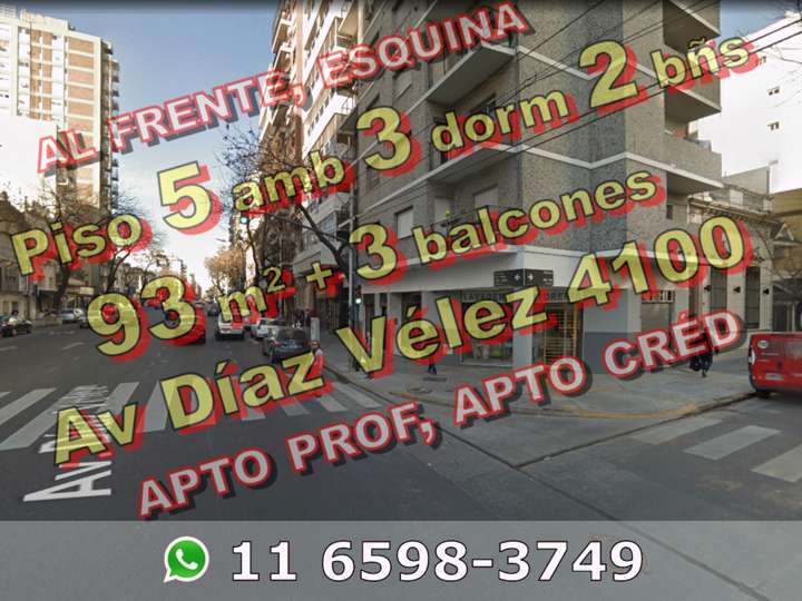 Departamento en venta en Avenida Díaz Vélez, Ciudad Autónoma de Buenos Aires