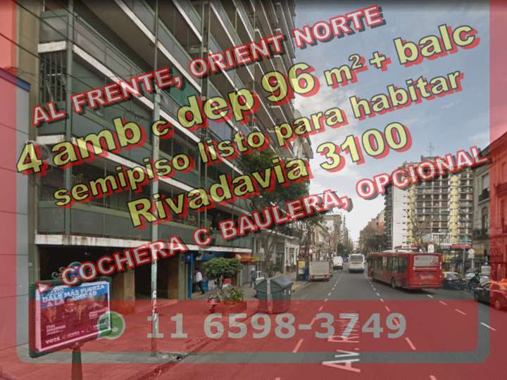 Departamento en venta en Avenida Rivadavia, 3236, Ciudad Autónoma de Buenos Aires
