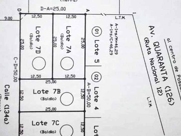Terreno en venta en Calle 134, 6999, Provincia de Misiones