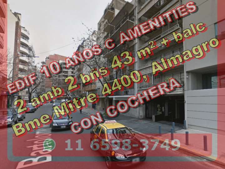 Departamento en venta en Bartolomé Mitre, 4400, Ciudad Autónoma de Buenos Aires