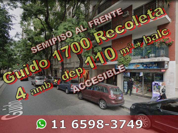 Departamento en venta en Guido, 1702, Ciudad Autónoma de Buenos Aires