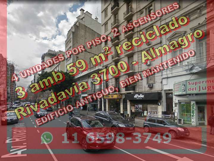 Departamento en venta en Avenida Rivadavia, 3694, Ciudad Autónoma de Buenos Aires