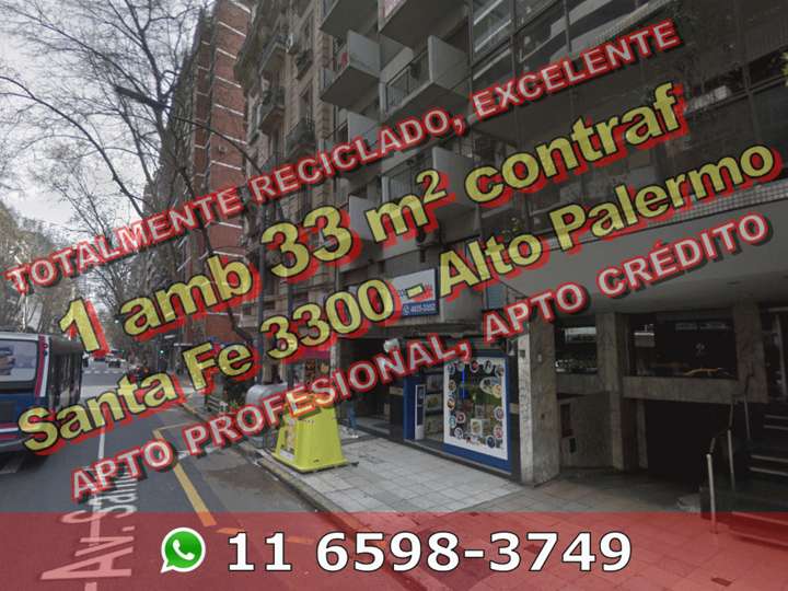Departamento en venta en Avenida Santa Fe, 3309, Ciudad Autónoma de Buenos Aires