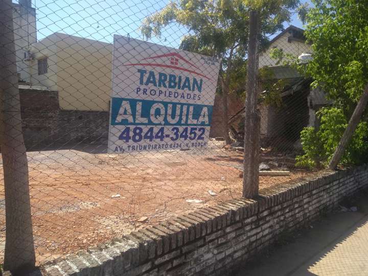 Terreno en alquiler en 800 - Triunvirato (TF) / 141 - Avenida Triunvirato (GSM), 6172, Villa Bosch