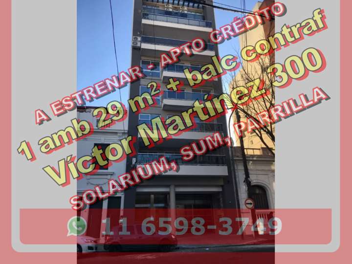Departamento en venta en Víctor Martínez, Ciudad Autónoma de Buenos Aires