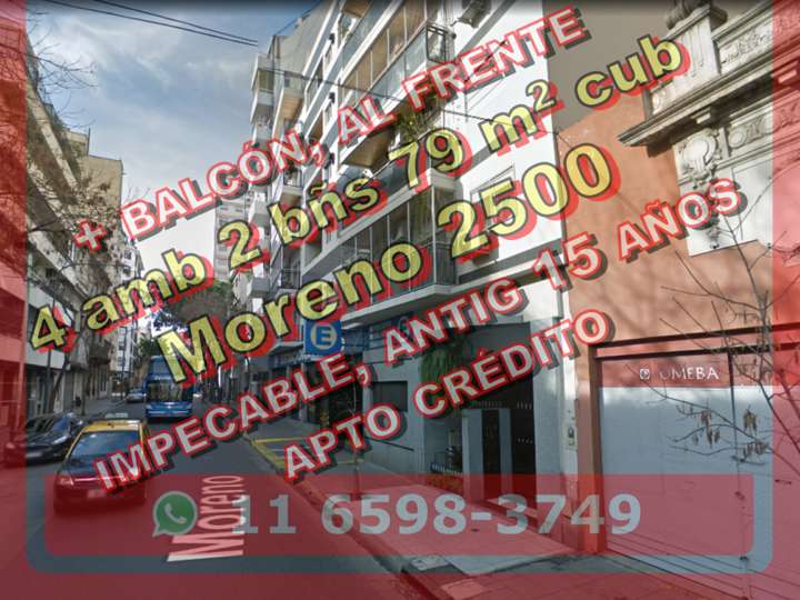 Departamento en venta en Moreno, 2542, Ciudad Autónoma de Buenos Aires