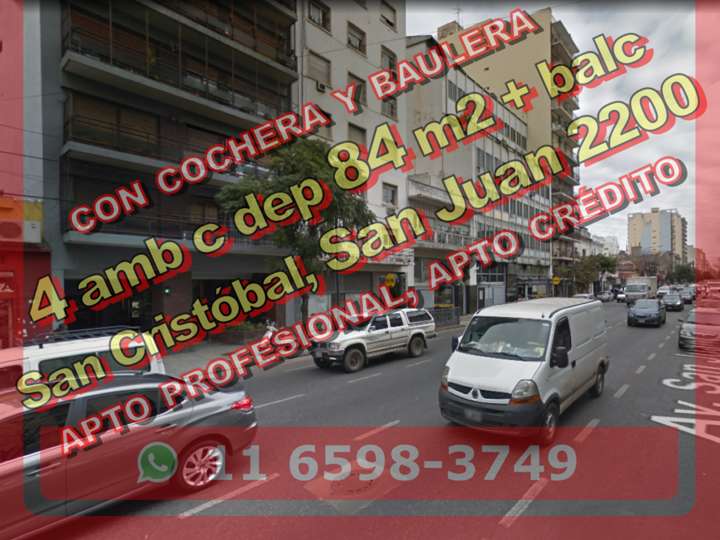 Departamento en venta en Avenida San Juan, Ciudad Autónoma de Buenos Aires