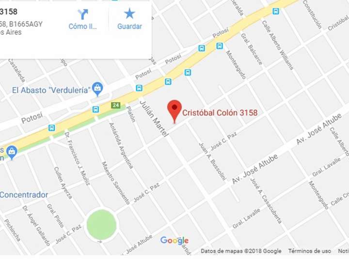 Departamento en venta en Cristóbal Colón, Buenos Aires