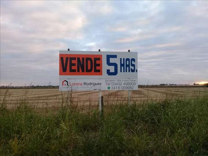 Terreno en venta en Colectora de Autopista (Oeste), Municipio de Villa Gobernador Gálvez