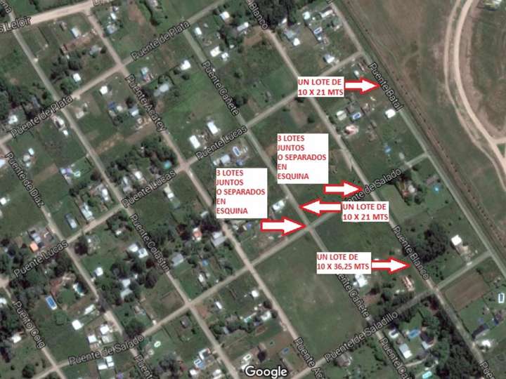 Terreno en venta en Puente del Salado, General Rodríguez