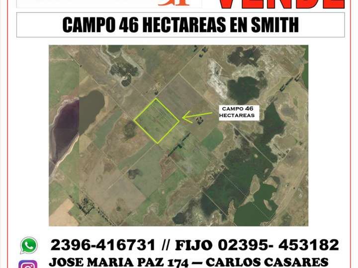 Terreno en venta en Partido de Carlos Casares, Buenos Aires