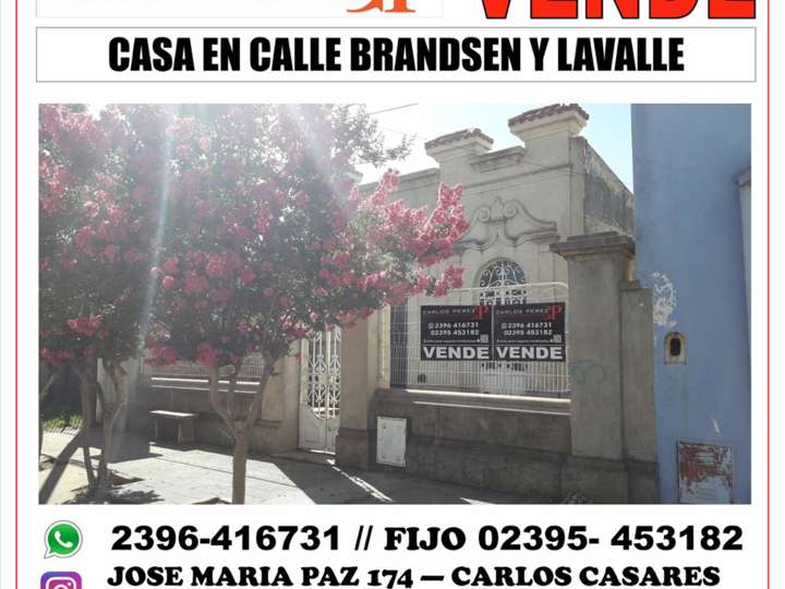 Casa en venta en Brandsen, 653, Carlos Casares