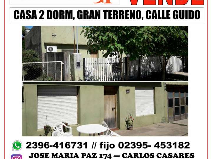 Casa en venta en Guido, 1060, Carlos Casares