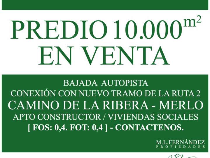 Terreno en venta en Camino de la Ribera, Buenos Aires