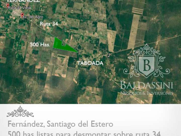 Terreno en venta en Departamento San Martín, Santiago del Estero