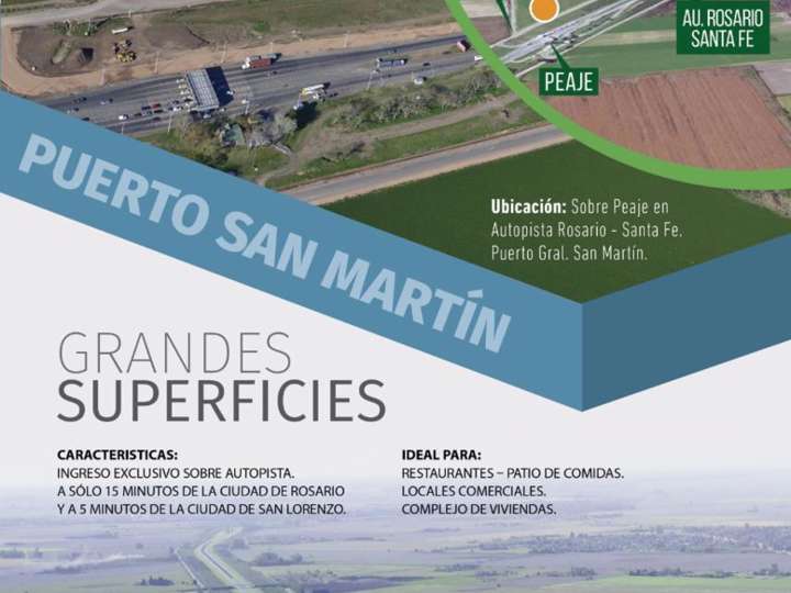 Terreno en venta en Autopista Rosario-Santa Fe, San Lorenzo