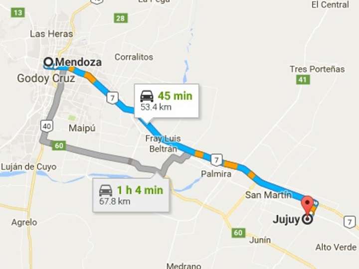 Terreno en venta en Lucero, Mendoza